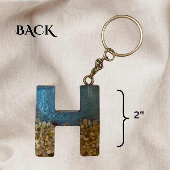 Handmade letter "H" Keychain - Picture 3 of 4